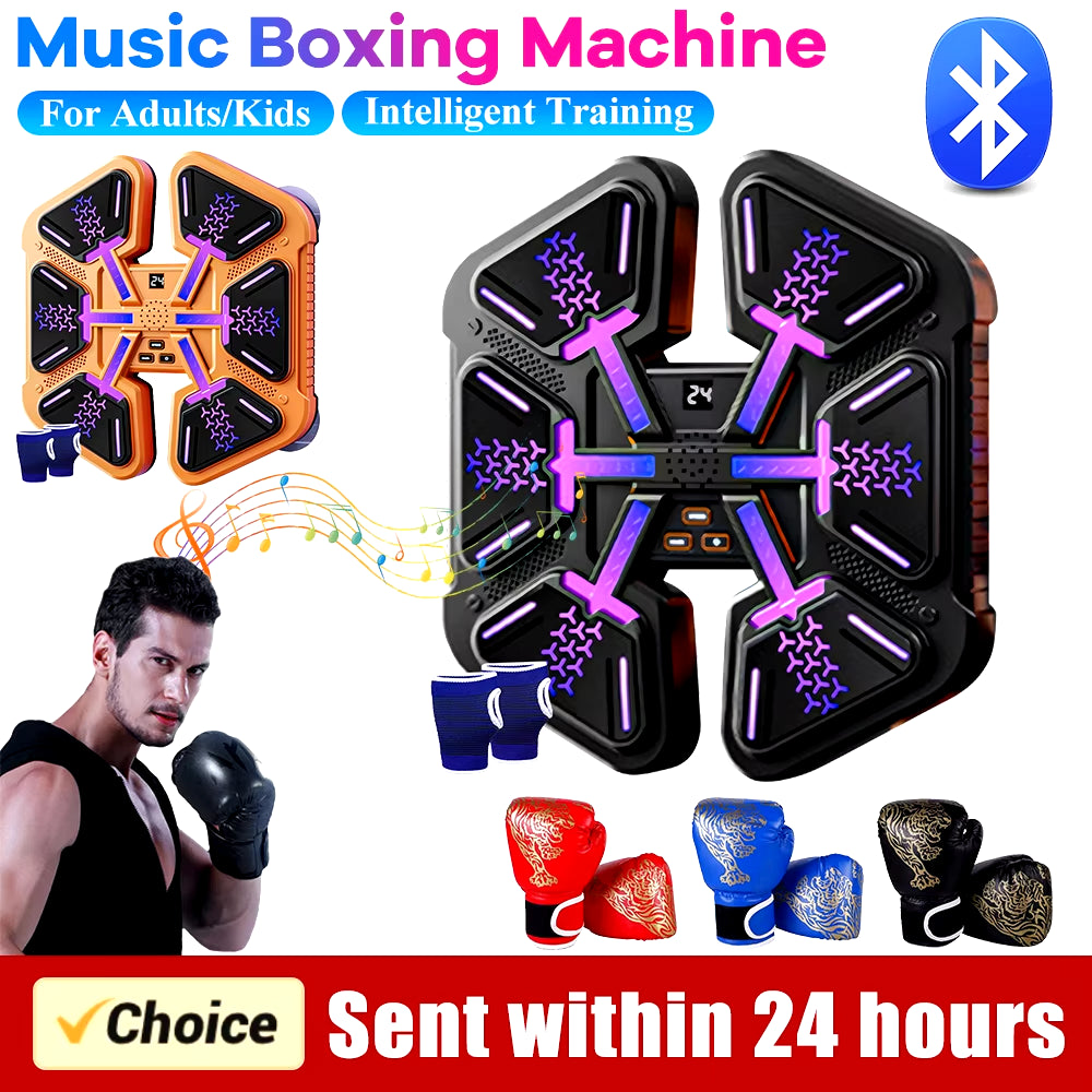 New Smart Music Boxing Machine Boxing Training Punching Equipment Adult Children Sports Fitness Home Music Boxing Wall Target